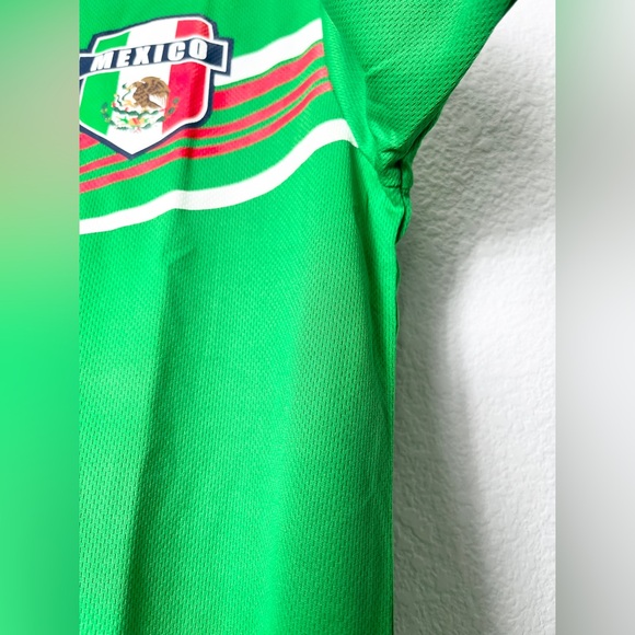 Icon Sports Youth Size 8-10 18-20 Mexico Short Sleeve Jersey Green W/ Red. New - Picture 6 of 12